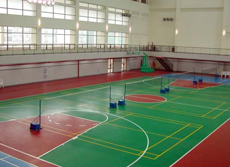 深圳室内硅PU篮球场