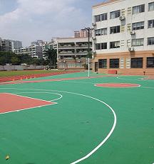 深圳罗湖百仕达丙烯酸球场