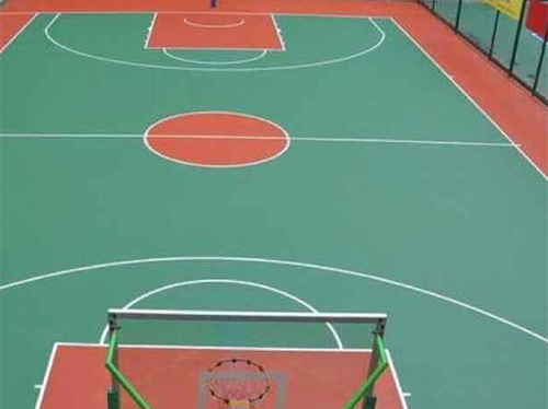 深圳户外硅PU篮球场